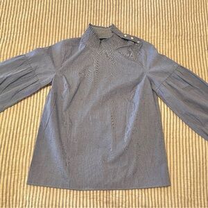 ANN TAYLOR BALLOON SLEEVE BLOUSE